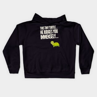 Judging Turtle Kids Hoodie